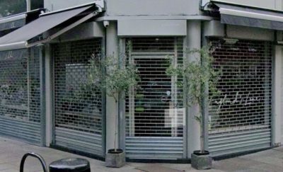 shopfront england lane after burglary repairs